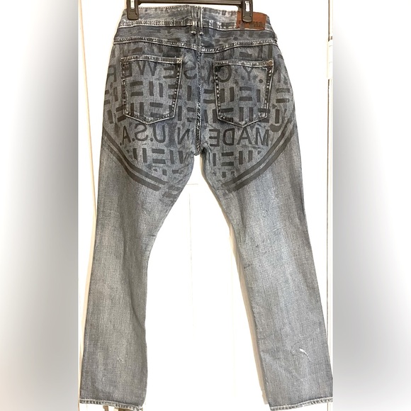 Unique NYC Upcycled Jeans - Size 6: Chic, stylish, eco-friendly fashion. - Picture 3 of 6